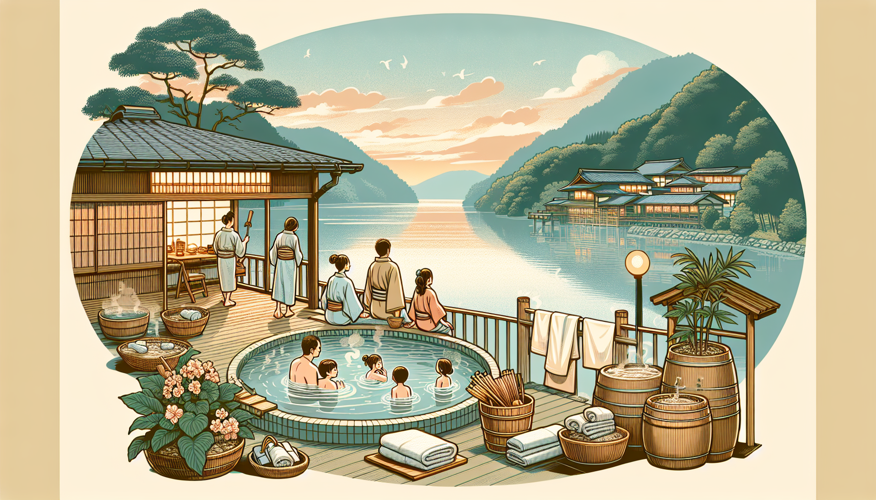 関東 温泉 子連れ 客室露天風呂の選び方7つ？家族が楽になる宿も紹介