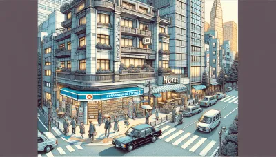 アパホテル六本木six コンビニは館内にある？24時間スマートマルシェと周辺店