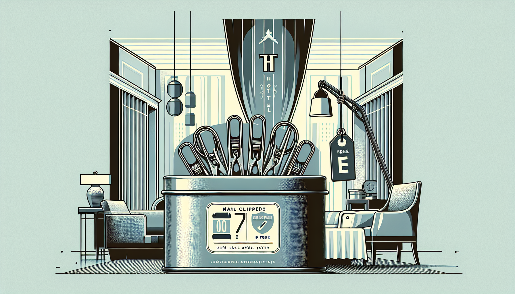 アパホテル 爪切りは借りられる？無料貸出の手順と注意点7つ