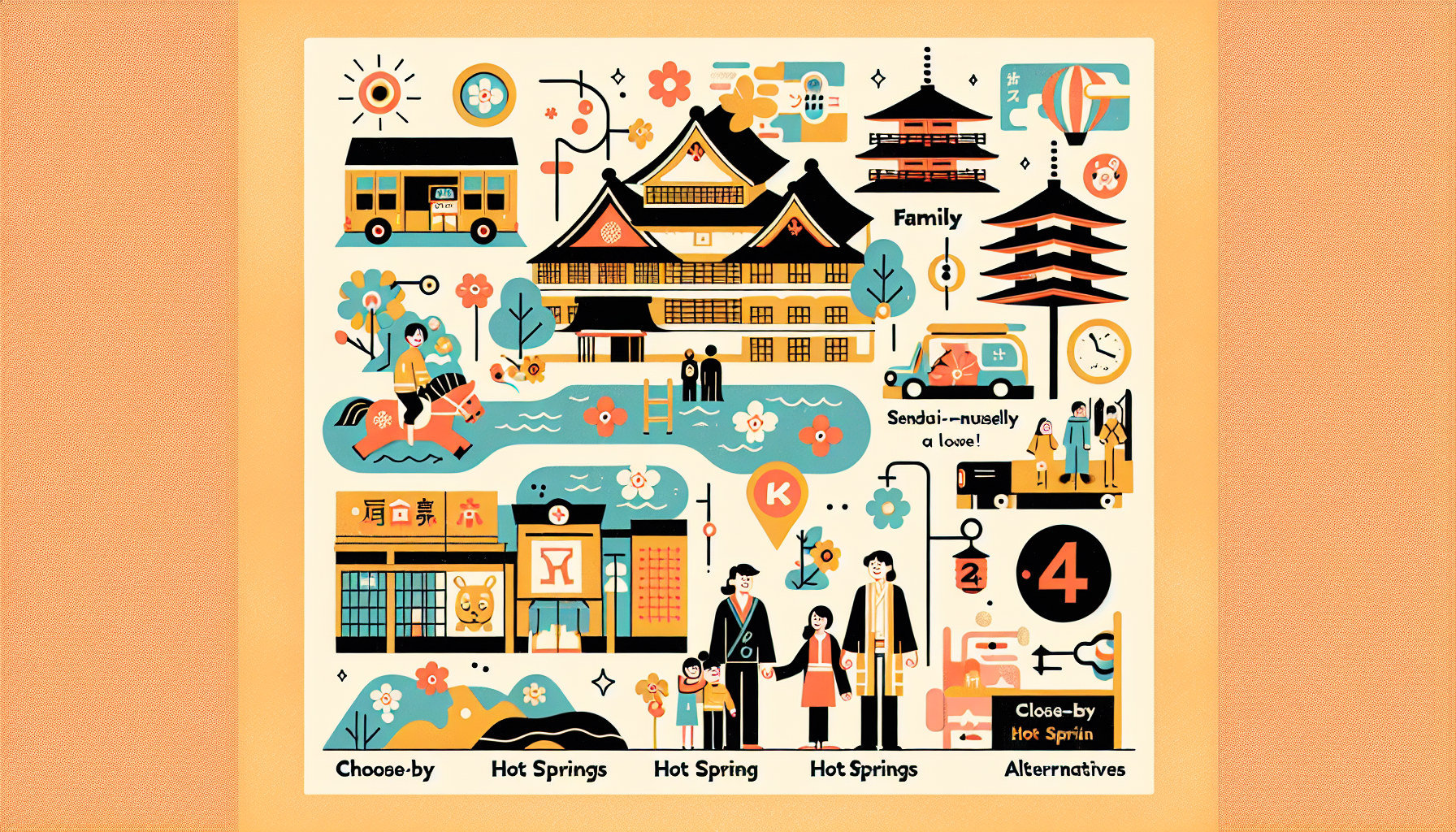 温泉付きが少ない一方で、子連れ向けの利便性は高いです