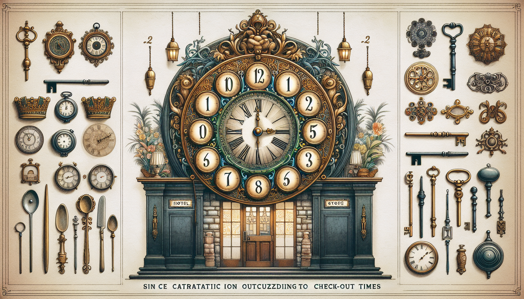 チェックアウト時刻が10時・11時・12時に分かれる理由