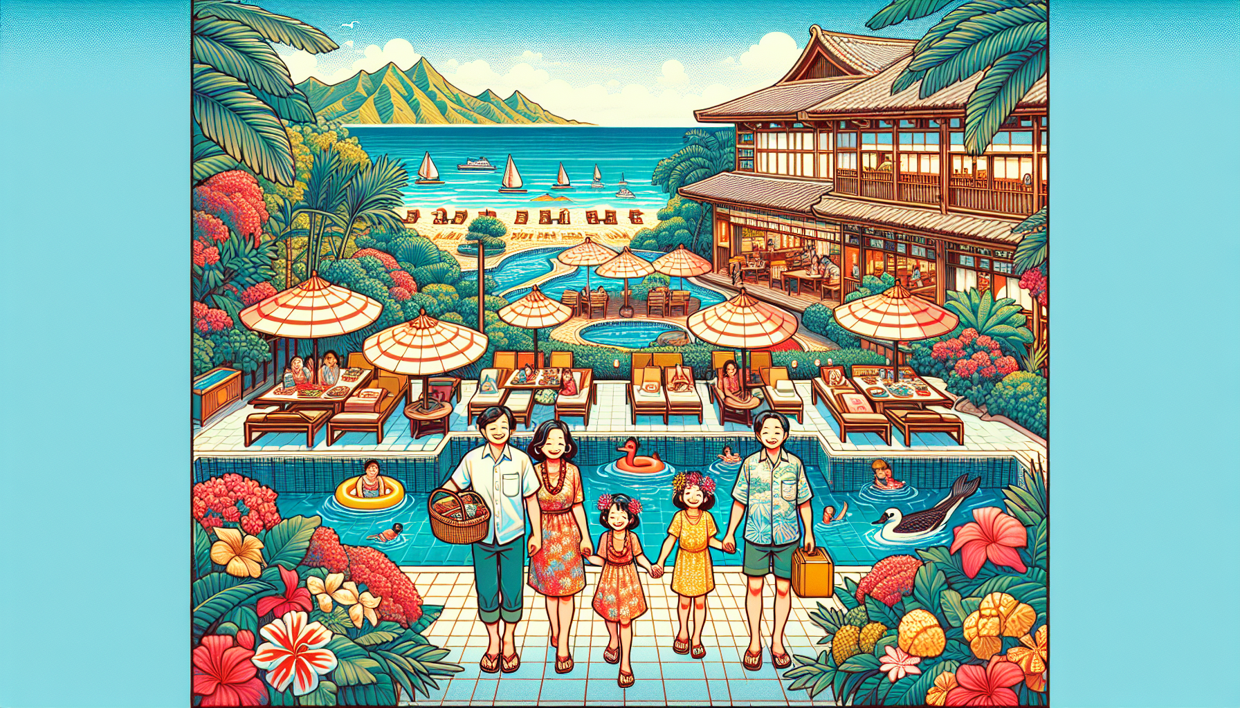 ハレクラニ沖縄は5人家族でも「トリプル＋添い寝」で成立しやすいです